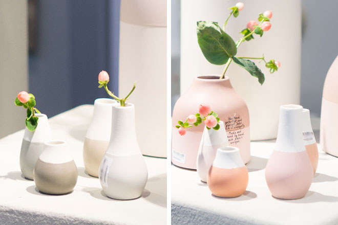 Dekoideen 2018 mit Mini-Vasen von räder von der Ambiente 
