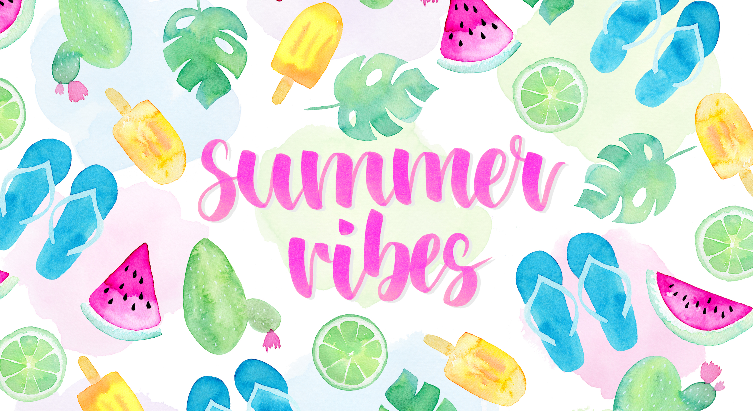 Summer Vibes Wallpaper: Kostenloses Sommer-Wallpaper