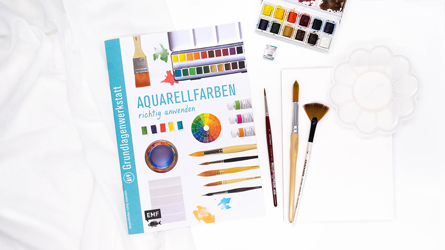 Lettering Bücher - Anita Hörkens / Edition Michael Fischer: Grundlagenwerkstatt: Aquarellfarben richtig anwenden