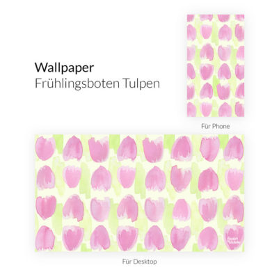 Wallpaper Frühlingsboten Tulpen Phone & Desktop