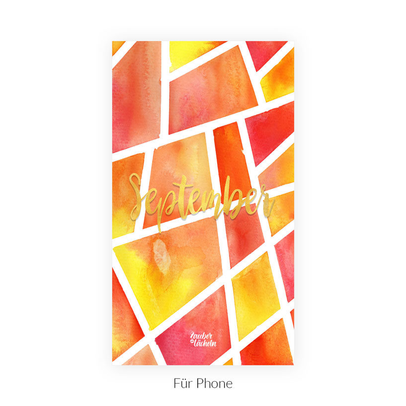 Wallpaper Herbstfarben Smartphone