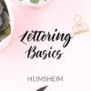 Lettering Basics Workshops in Heimsheim von Zauber ein Lächeln
