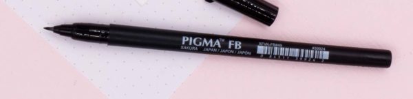 Sakura Pigma Brush Pen Fine