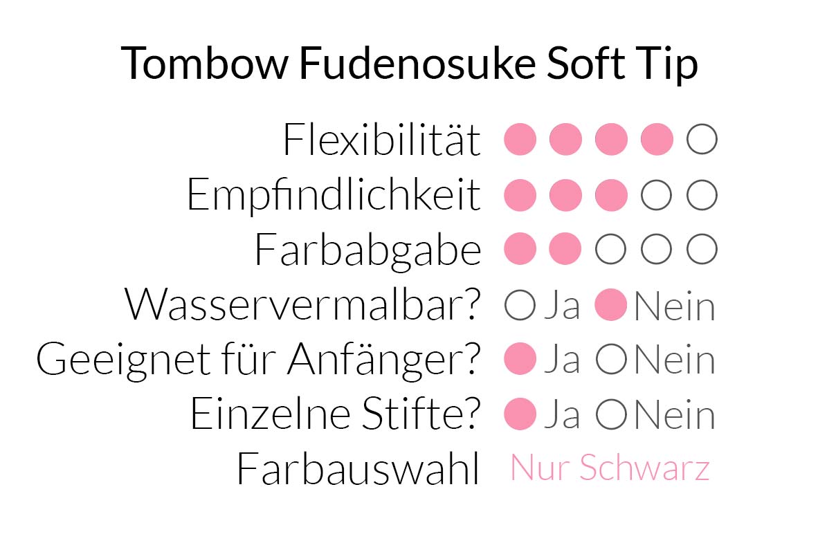 Tombow Fudenosuke Soft Tip (WS-BS) im Überblick