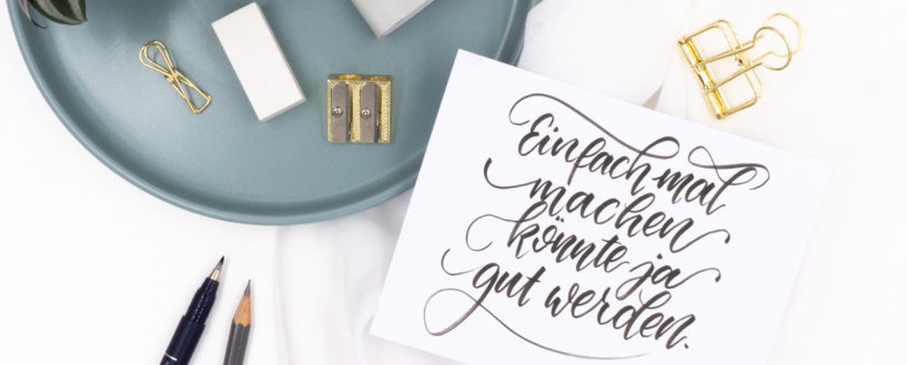 Über 200 Handlettering Sprüche & Worte Inspirationen zum Lettern
