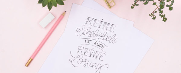 Über 200 Handlettering Sprüche & Worte Inspirationen zum Lettern