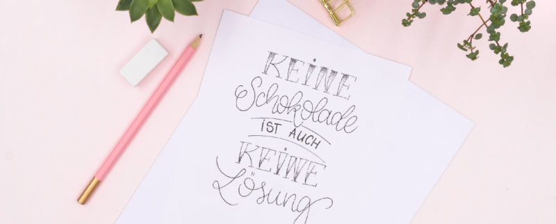 Über 200 Handlettering Sprüche & Worte Inspirationen zum Lettern