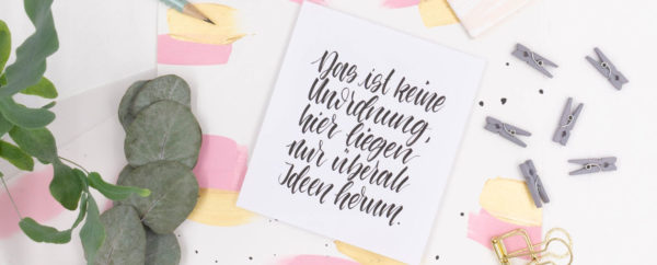Über 200 Handlettering Sprüche & Worte Inspirationen zum Lettern