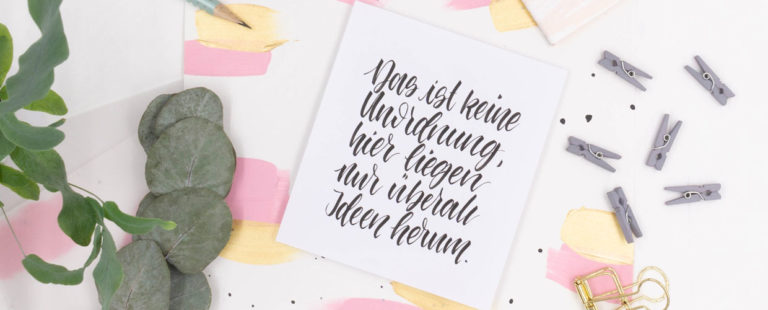 Über 200 Handlettering Sprüche & Worte Inspirationen zum Lettern