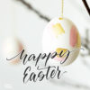 Ostergrüße digital: Happy Easter modern