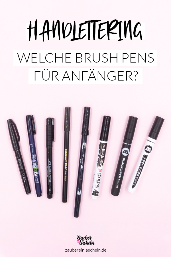 Welche Brush Pens für Anfänger? Erfahre, welche Brush Pens für Anfänger geeignet sind, worauf du achten musst und was ein absoluter Geheimtipp fürs Brushlettering ist.